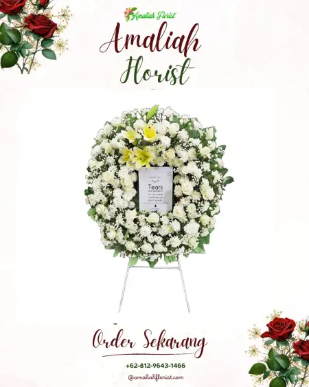 Krans Bunga Duka Tempel Kulon